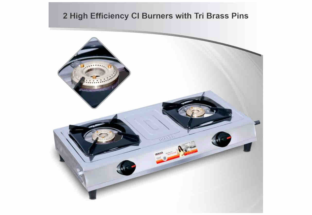 Inalsa “Fave” Stainless Steel Burner Gas Stove Mullicks Emporium