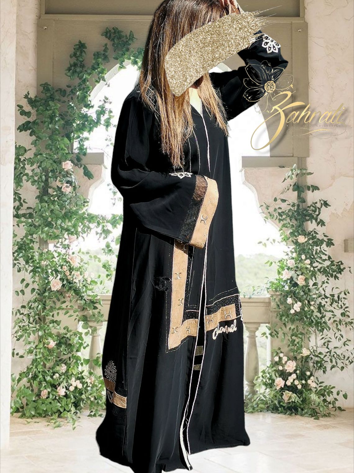 Chanel abaya hotsell