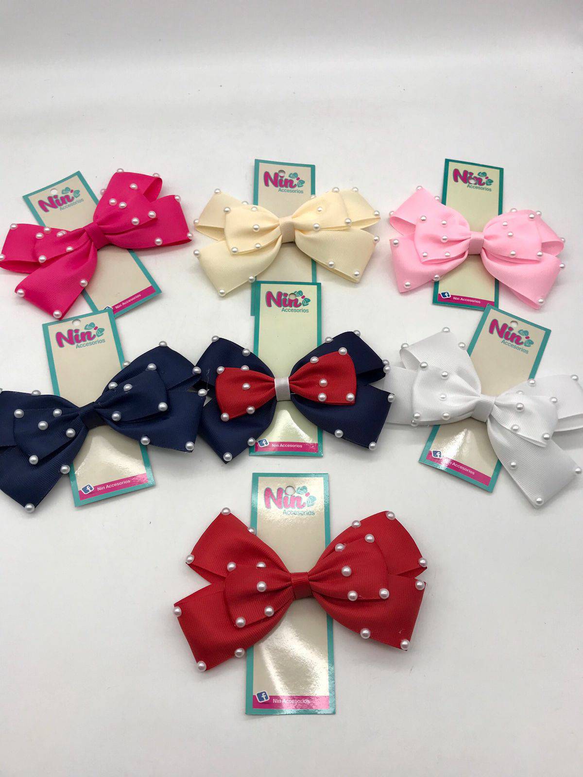 Moño con perlas | Nin Accesorios