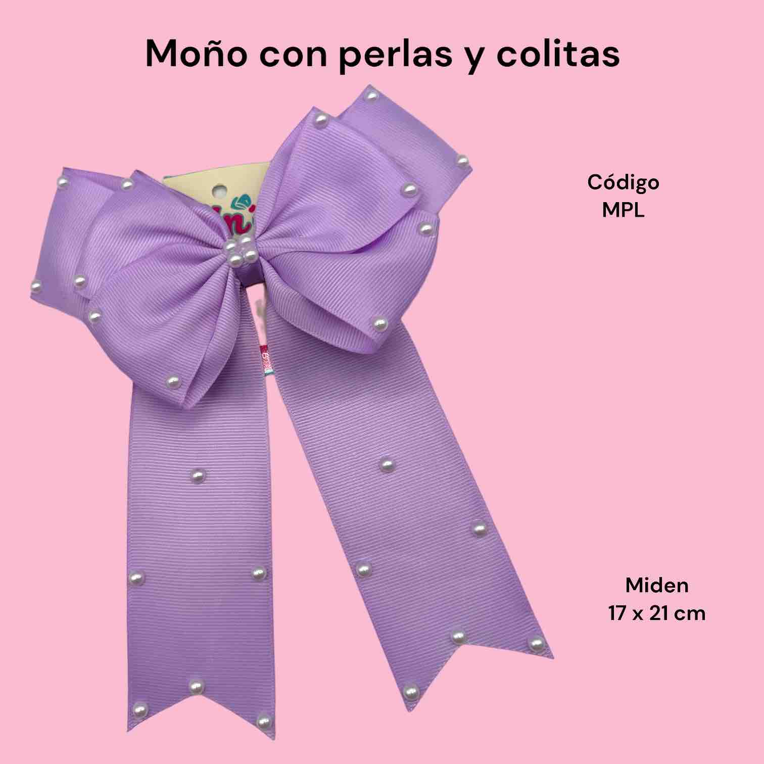 Moño con perlas | Nin Accesorios