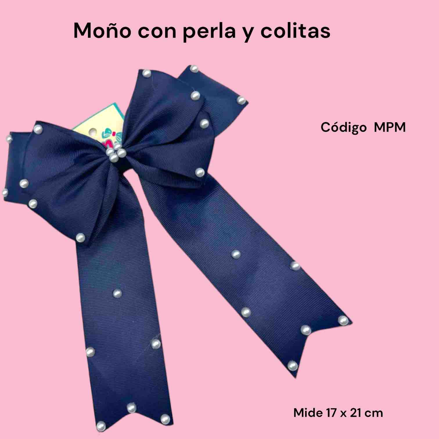 Moño con perlas | Nin Accesorios
