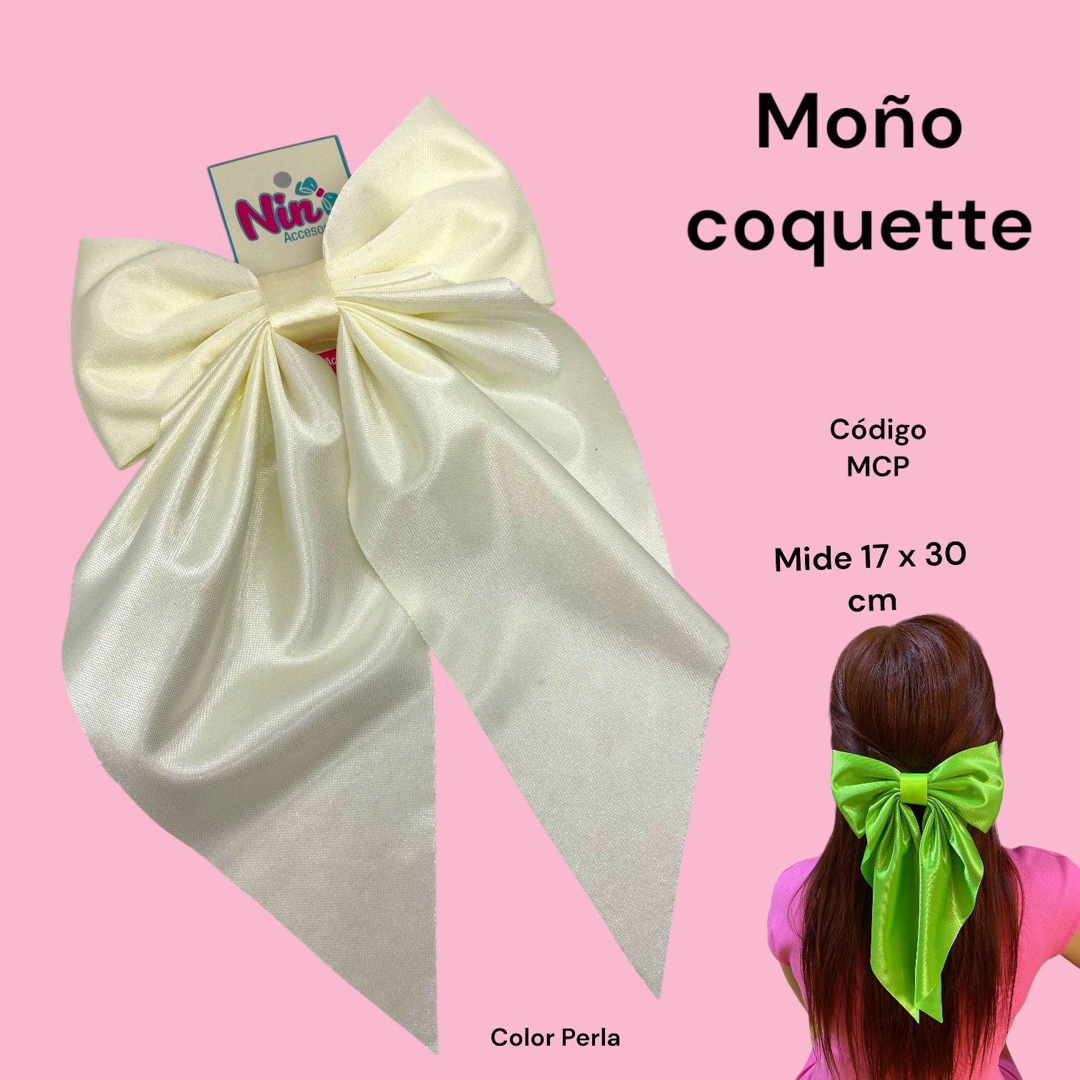 moño Coquette Nin Accesorios