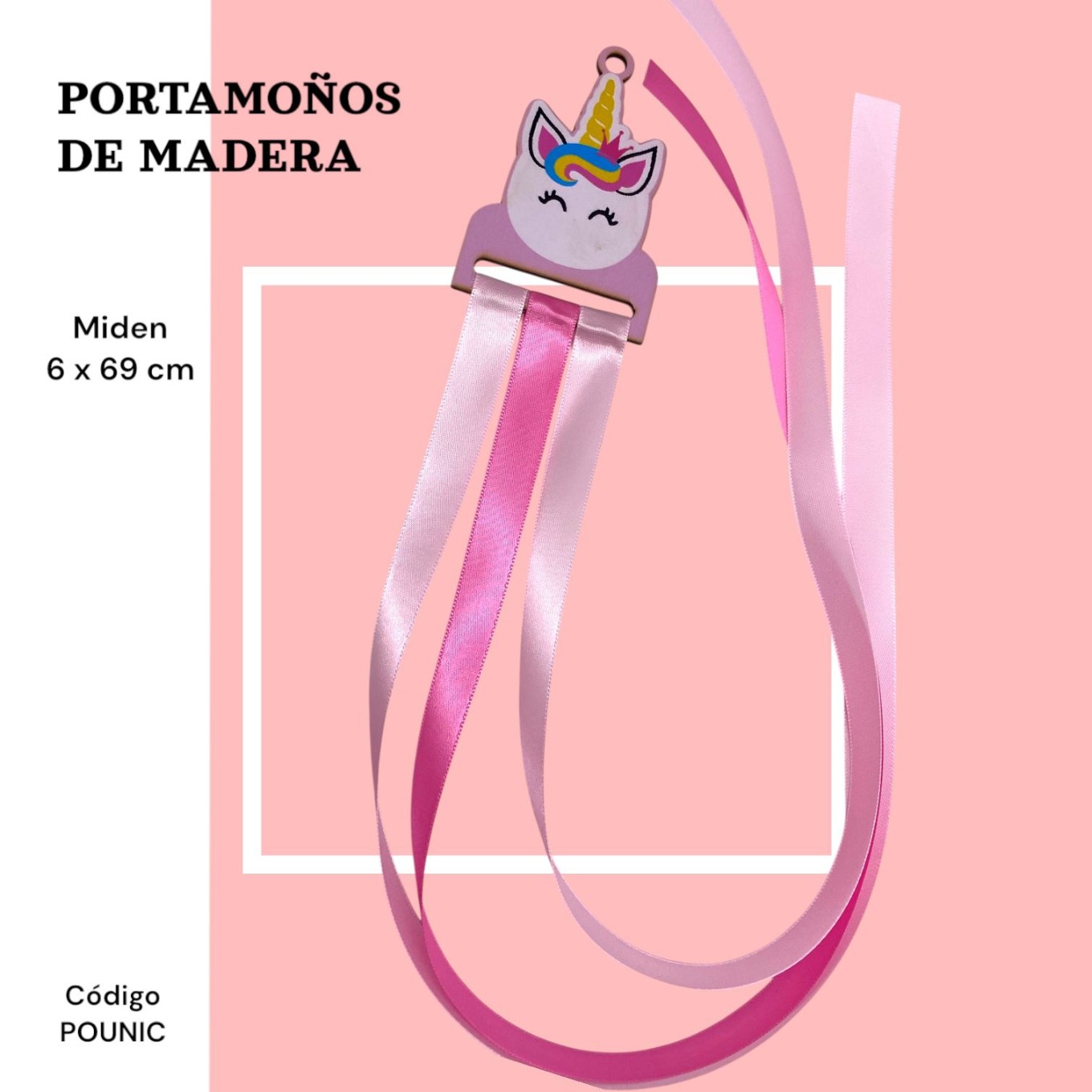 Porta Moños de Madera | Nin Accesorios