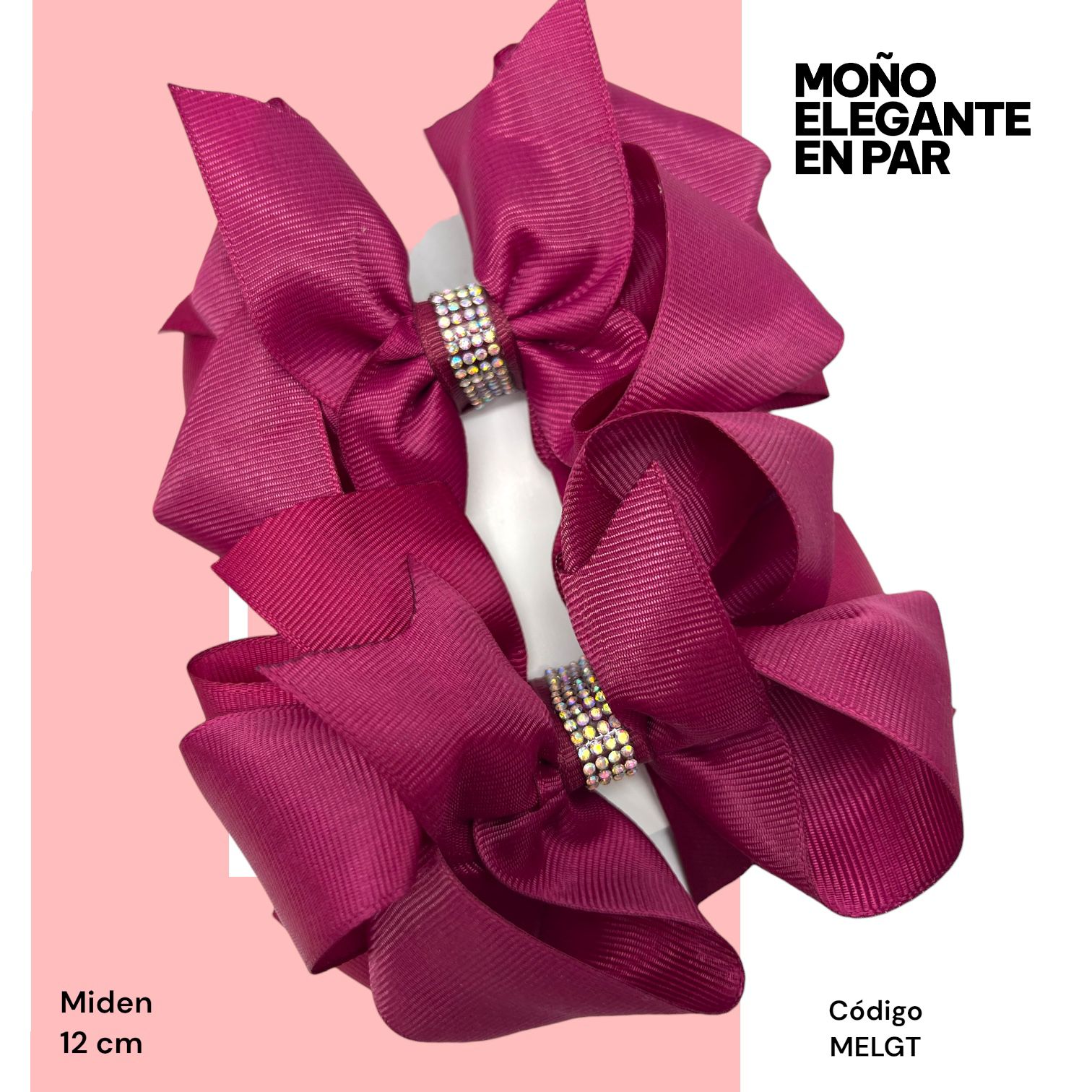 moño elegante en par | Nin Accesorios