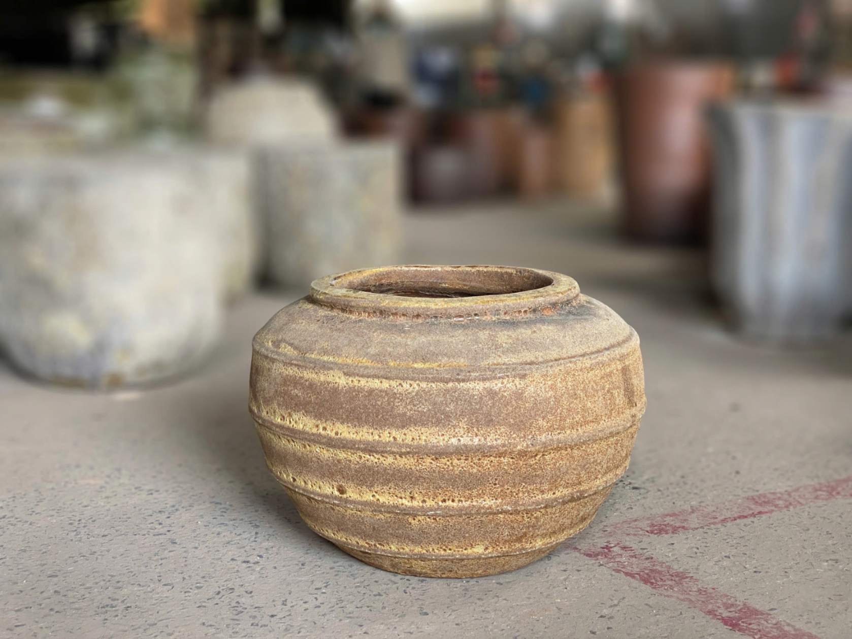 Ceramic Pot CAPPL-10174 Angkor Brown