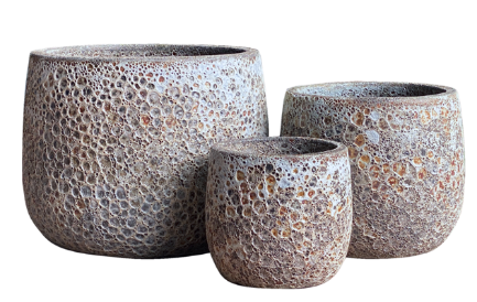 Ceramic Pot CAPPL- 1166 Angkor Cream (S/3)