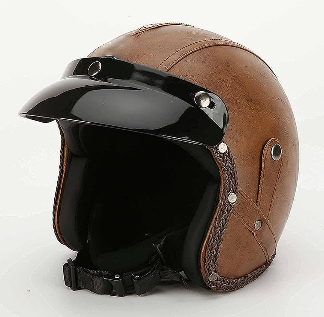 Casco Scrambler Casco Shaft Clasico CASCOS CLÁSICOS Old Brain Ecuador