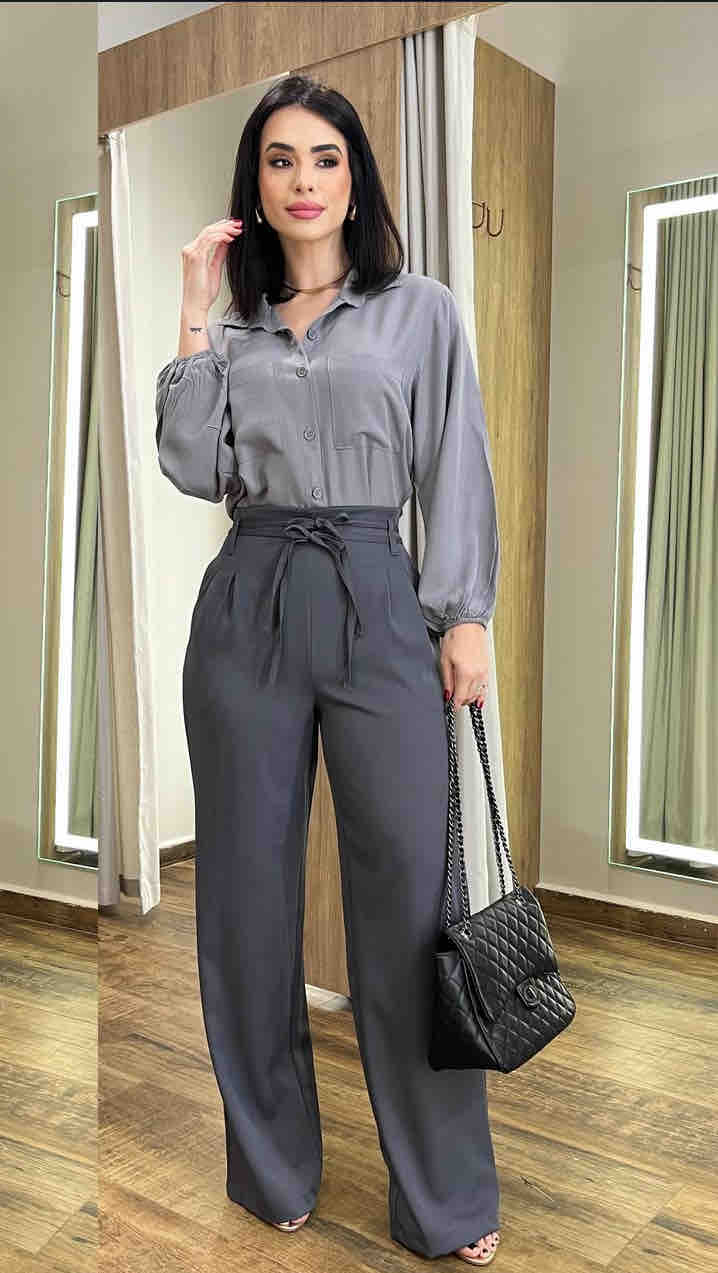 talle alto pantalon pinzas