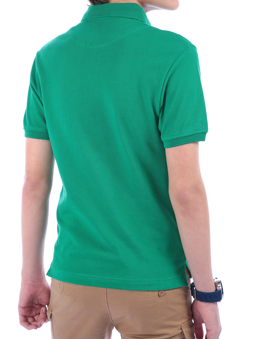 POLO REGULAR FIT US POLO ASSN-COLOR EMERALD