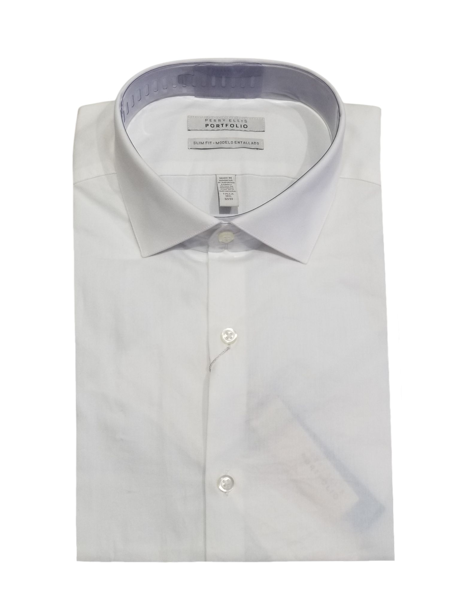 CAMISA M/L PERRY ELLIS - COLOR WHITE