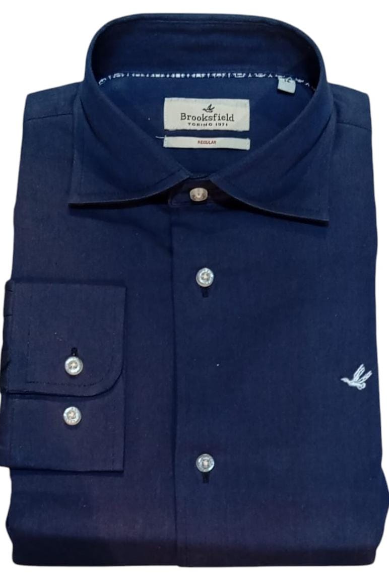 Button Down Camisa Jeans Brooksfield Camisas Brooksfield Ripley