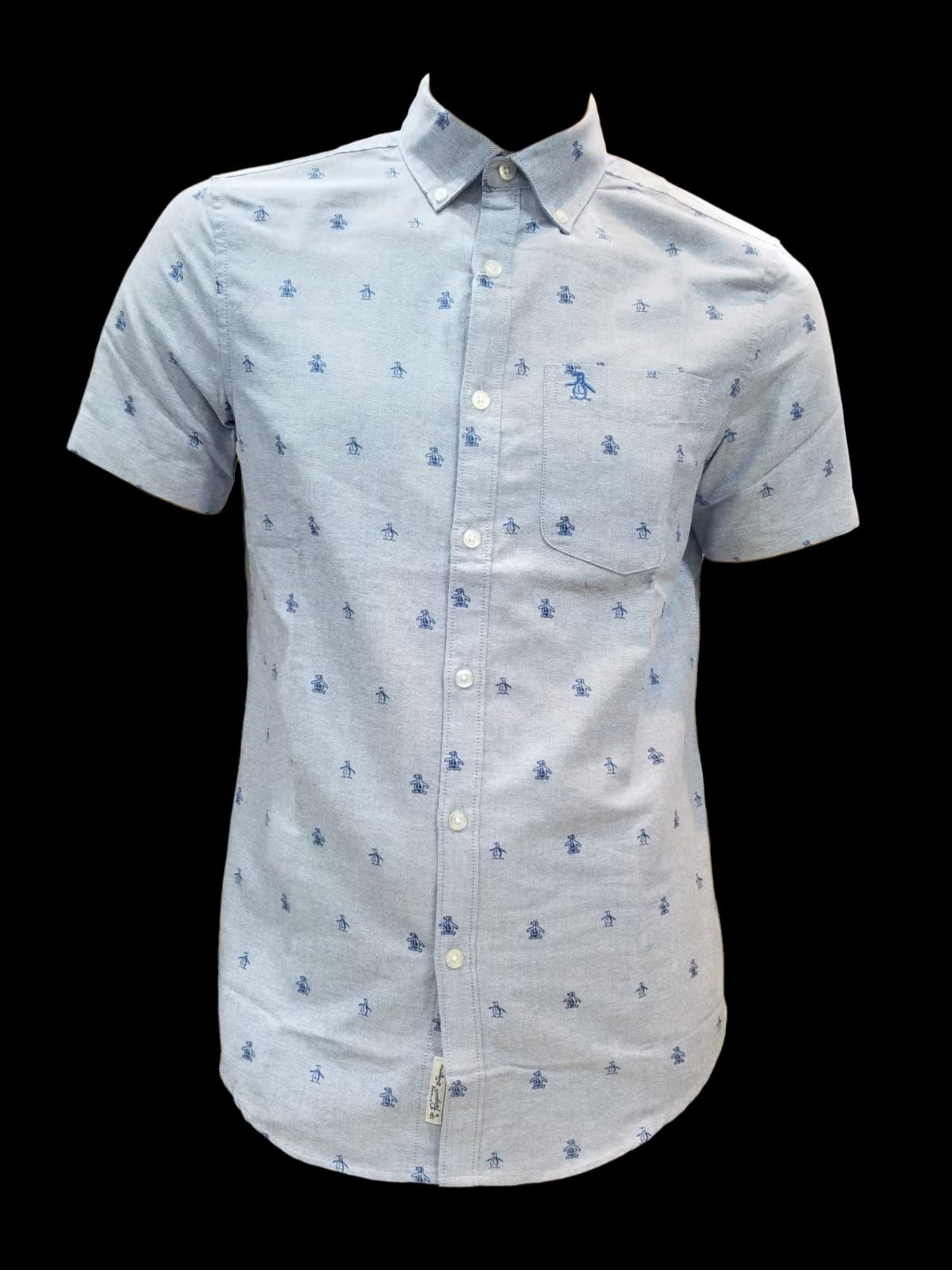 CAMISA M/C ORIGINAL PENGUIN  - COLOR CLASSIC BLUE
