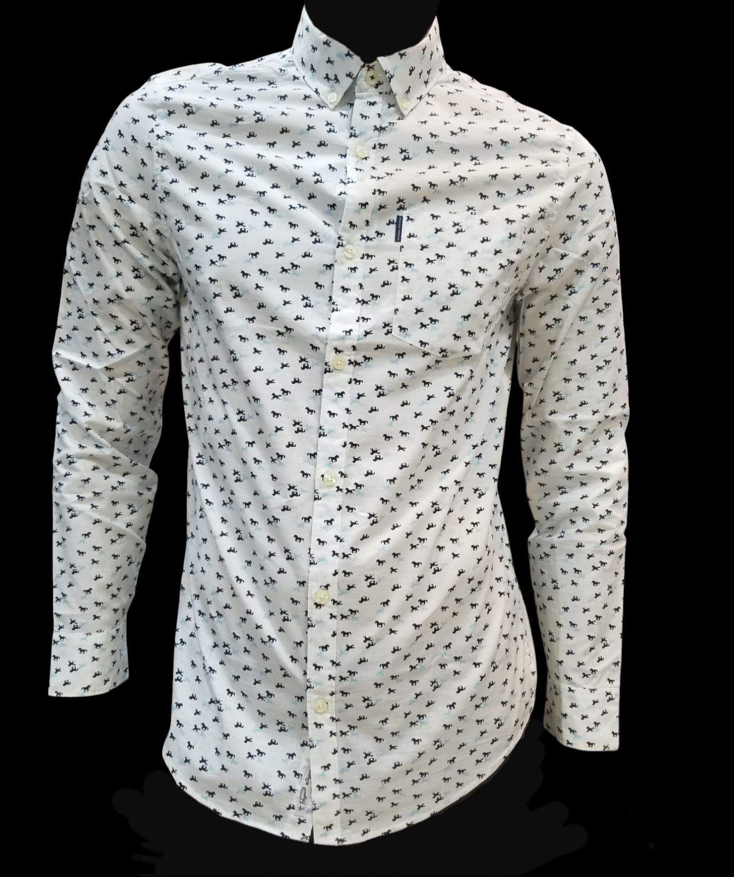 CAMISA M/L ORIGINAL PENGUIN  - COLOR BRIGHT WHITE