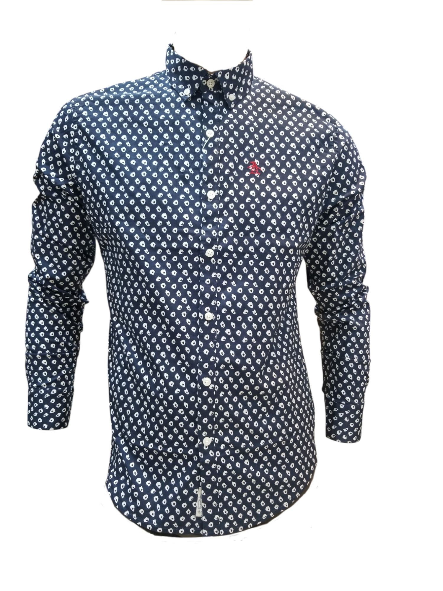 CAMISA M/L ORIGINAL PENGUIN - COLOR DARK SAPPHIRE