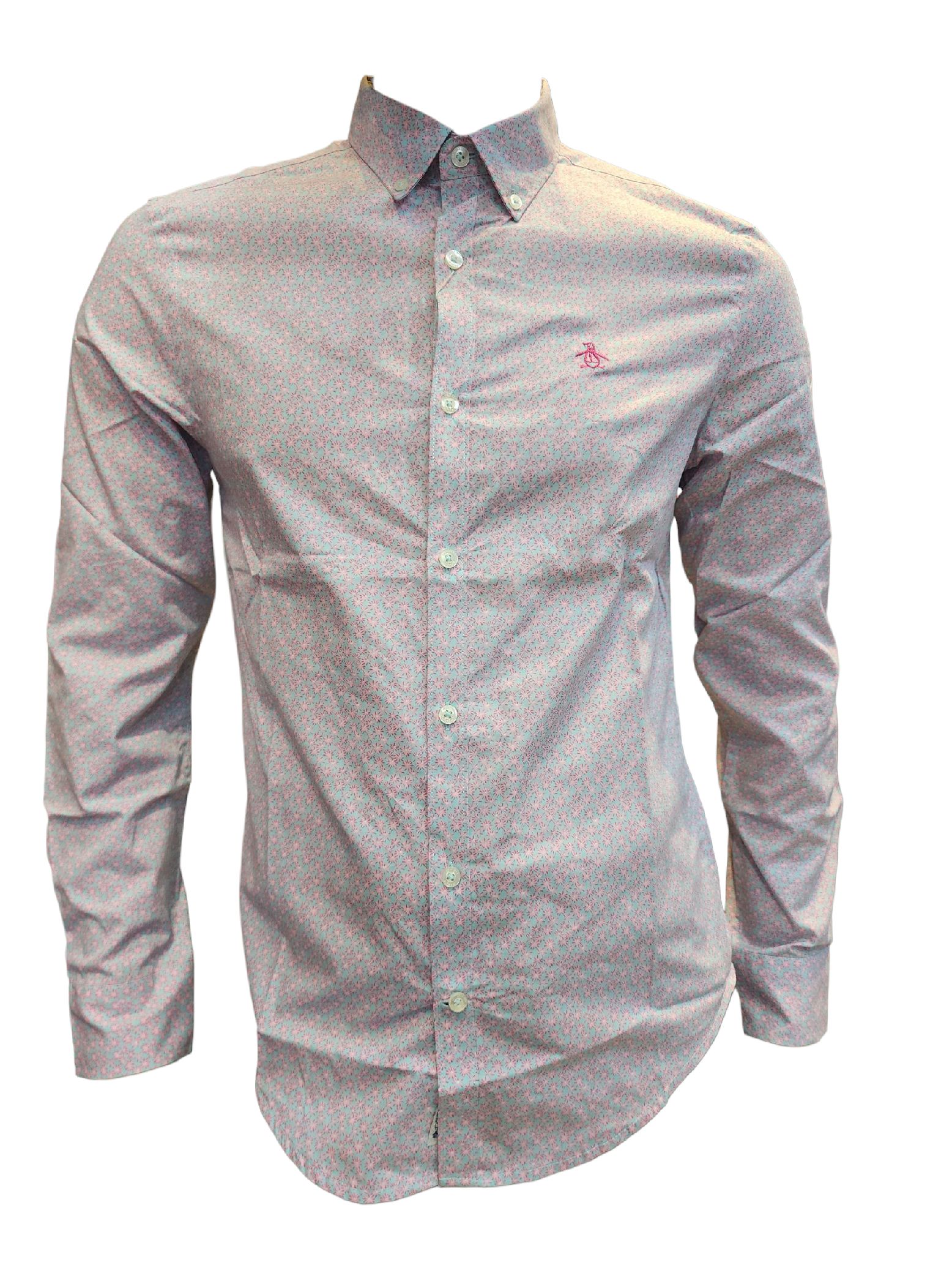 CAMISA M/L ORIGINAL PENGUIN COLOR IMPATIENS PINK