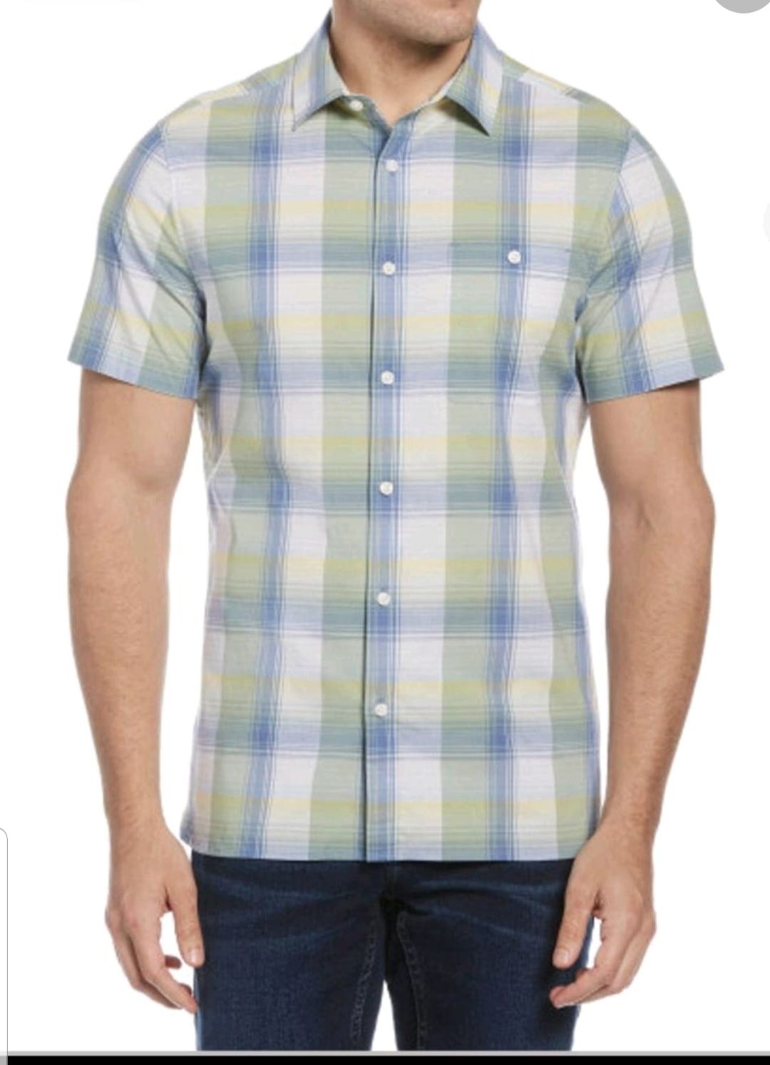 CAMISA M/C PERRY ELLIS  - BASIL