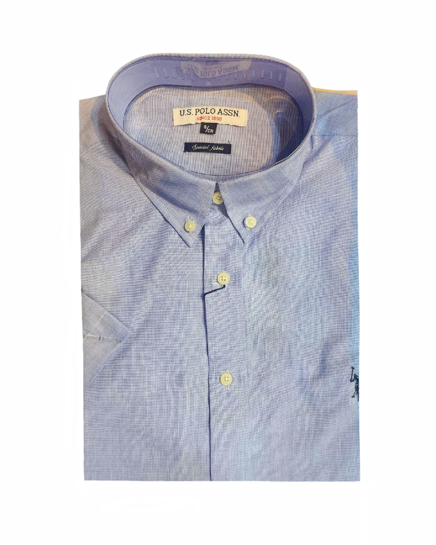 CAMISA M/C REGULAR US POLO ASSN COLOR - NAVY