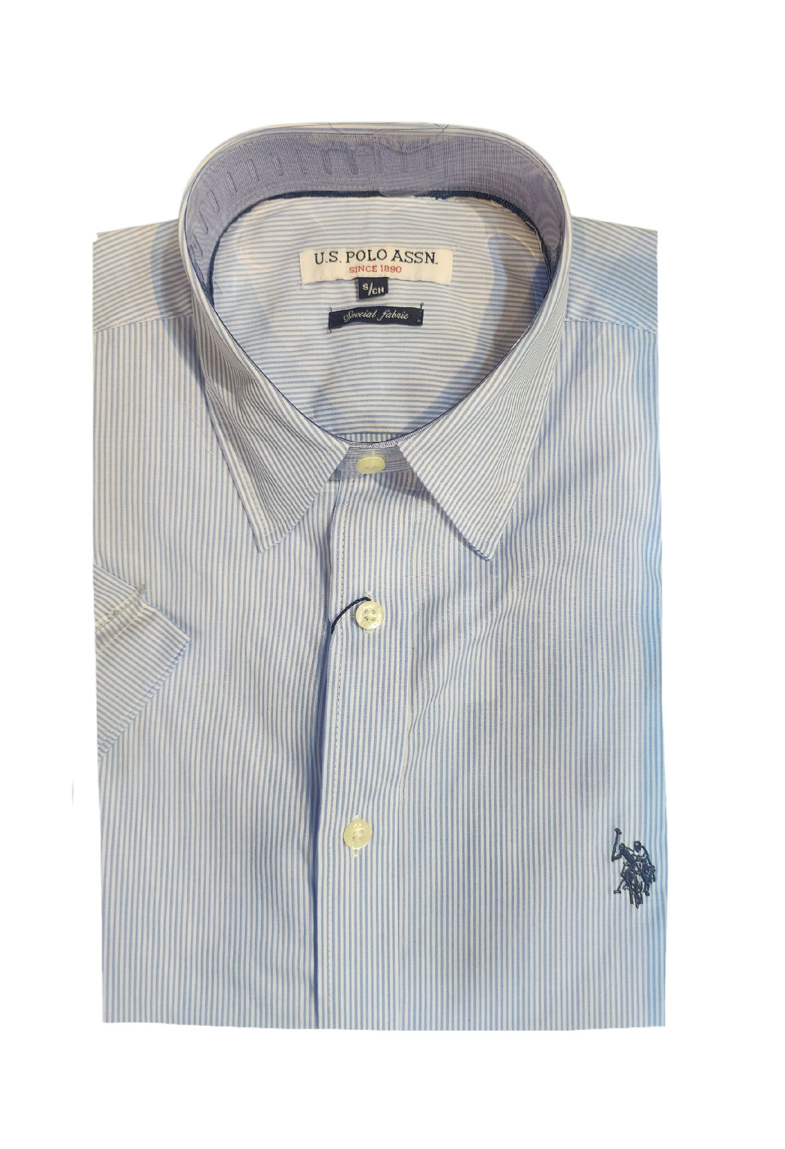 CAMISA M/C REGULAR US POLO ASSN COLOR - BLUE