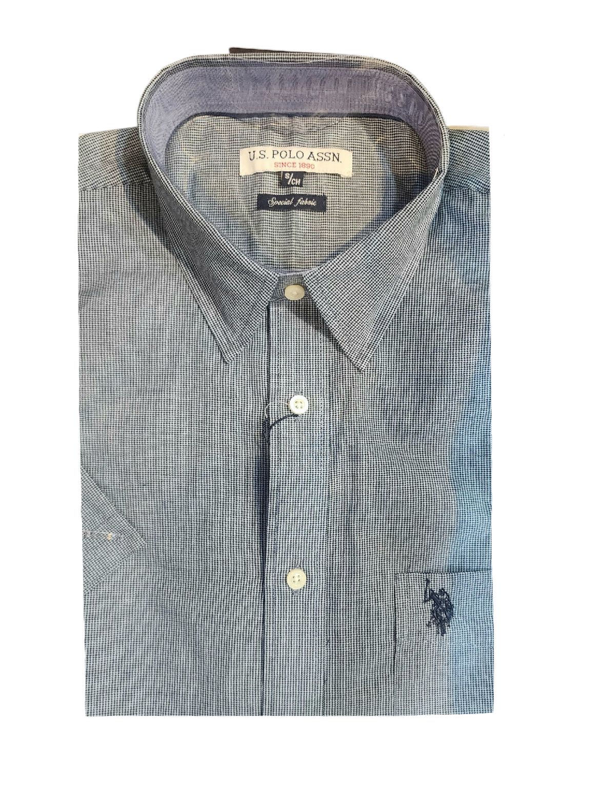 CAMISA M/C REGULAR US POLO ASSN COLOR - BLUE