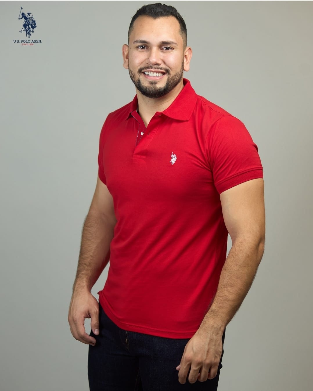 POLO REGULAR US POLO ASSN COLOR - RED