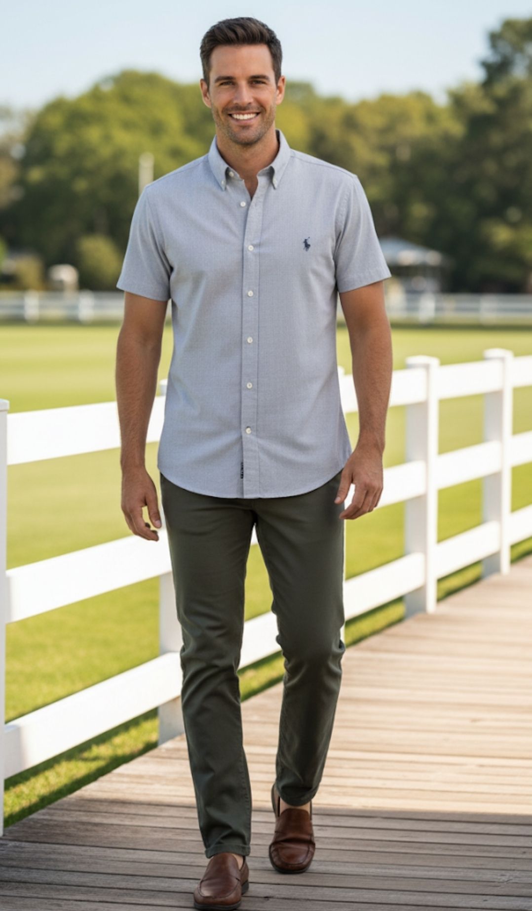 CAMISA M/C REGULAR US POLO ASSN COLOR -BLACK