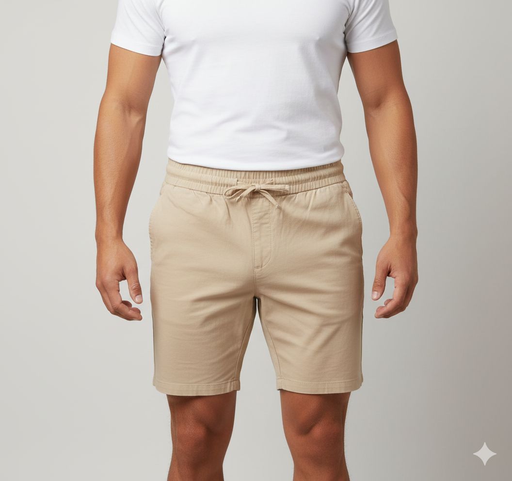 BERMUDA JOHNNY COTTON - Color Beige