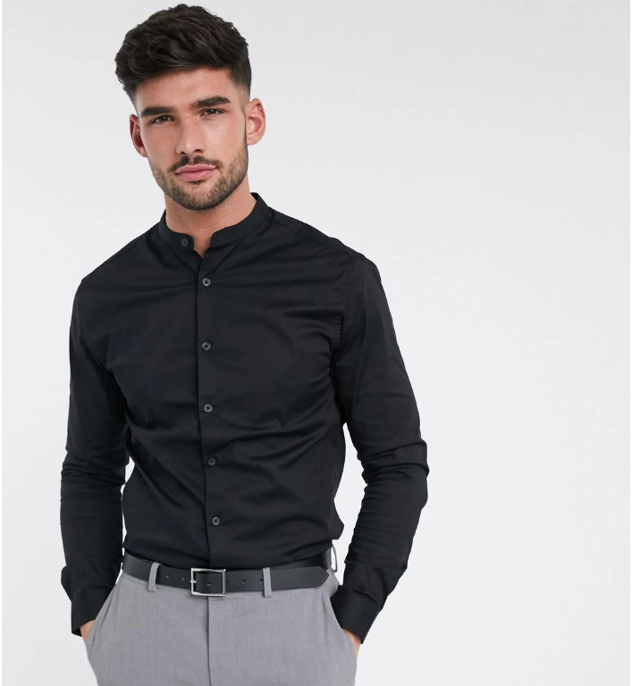 CAMISA MEMBERS ONLY M/L  COLOR BLACK