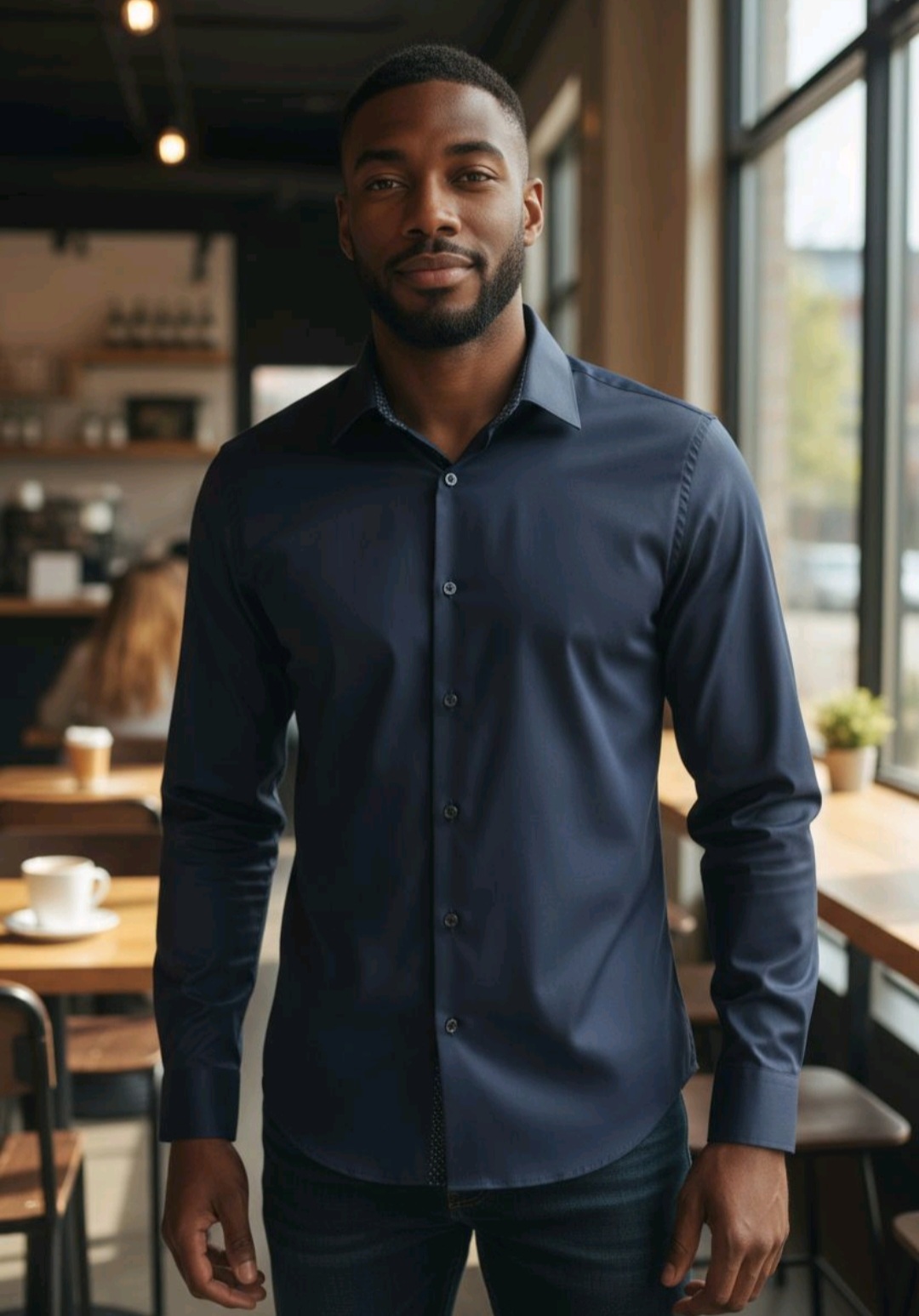 CAMISA M/L MEMBERS ONLY Color NAVY