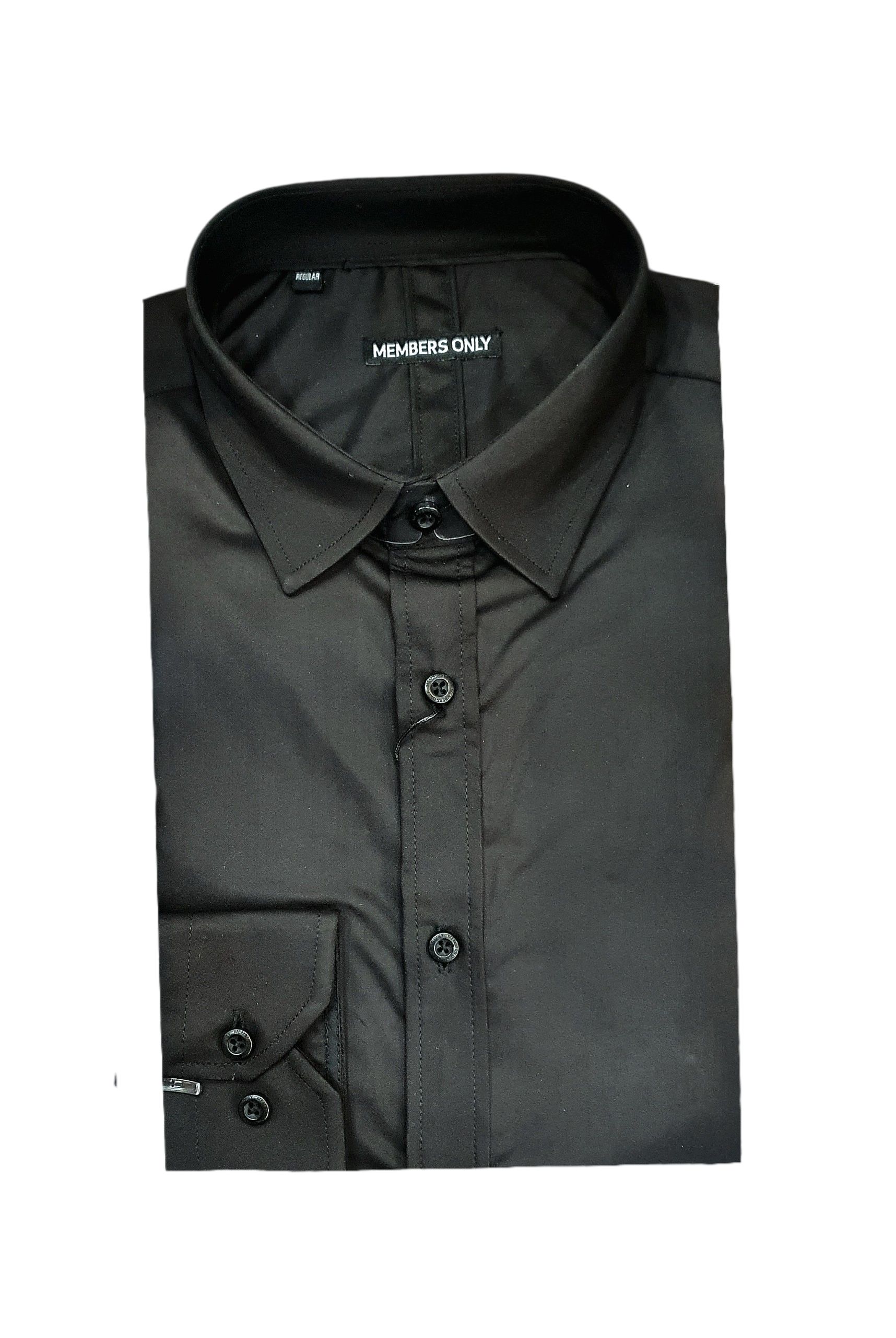 CAMISA  MEMBERS ONLY  M/L COLOR BLACK