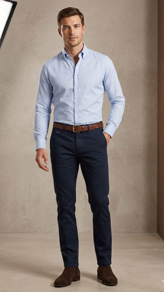 PANTALON MEMBERS ONLY - 4 BOLSILLOS COLOR - NAVY