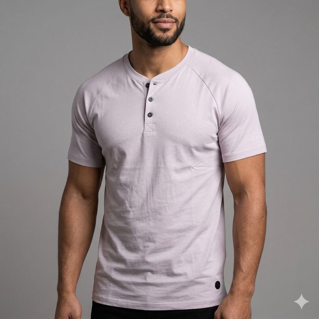 POLERA JOHNNY COTTON- COLOR LILAC