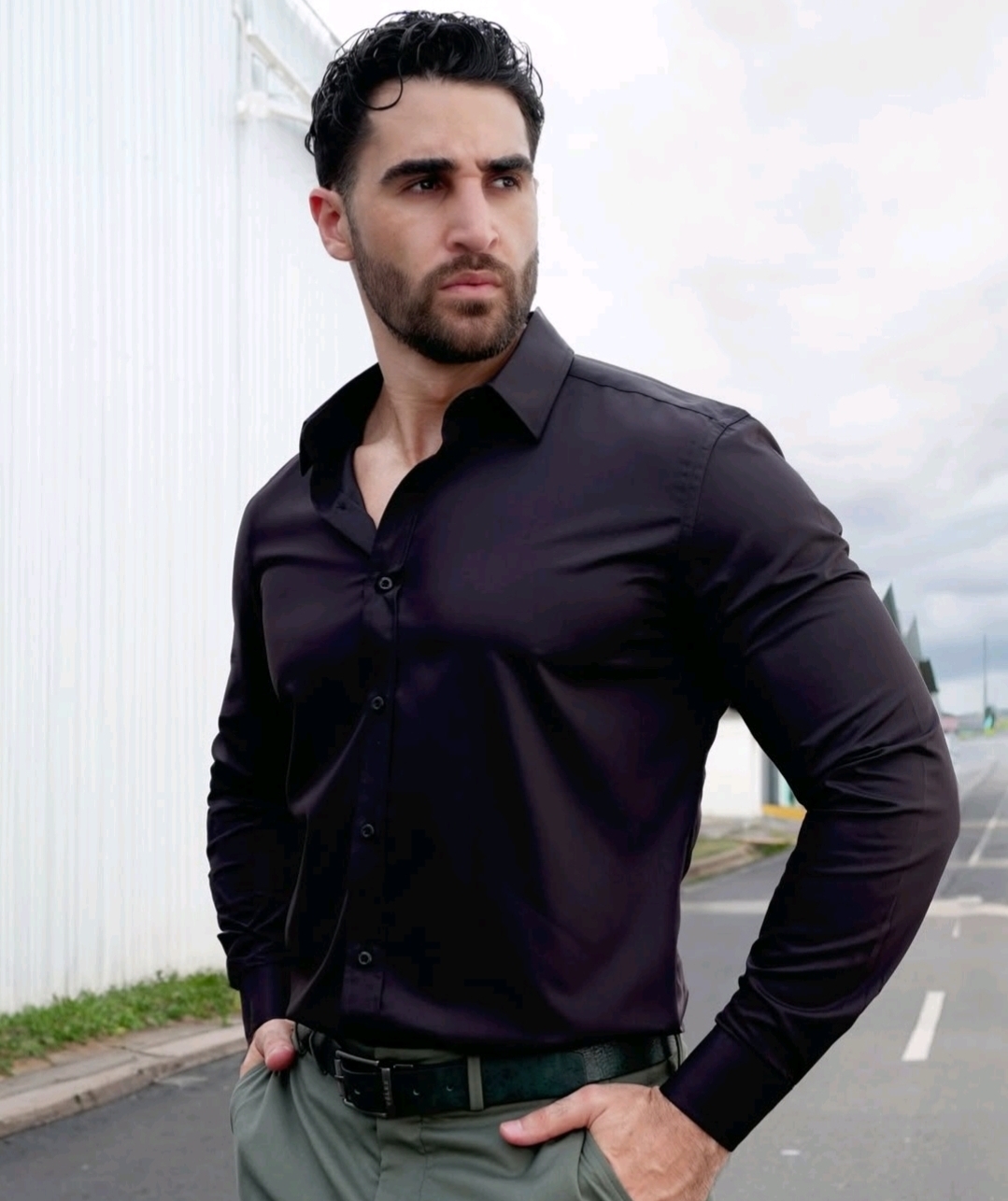 CAMISA MEMBERS ONLY M/L COLOR  BLACK