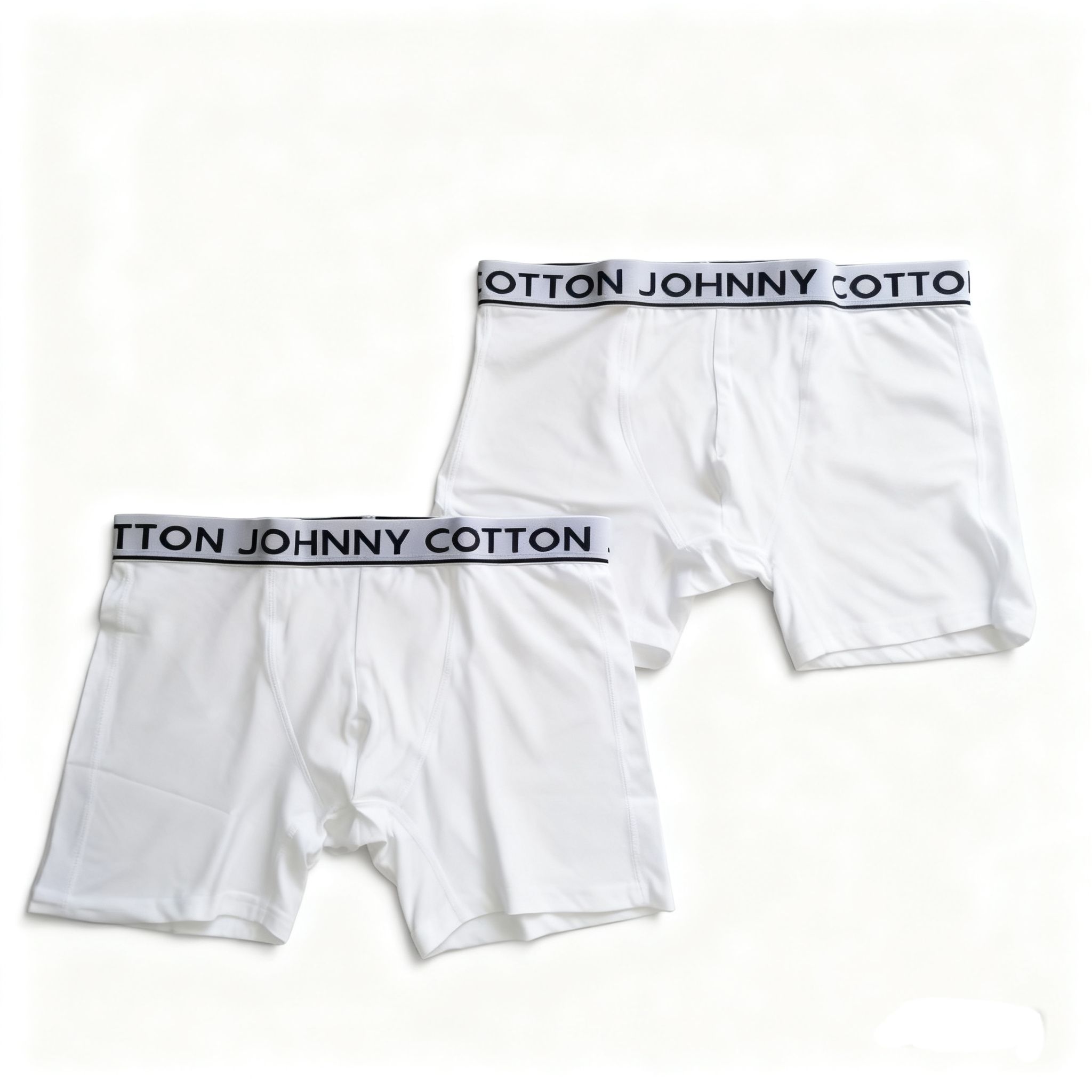 BOXER PACK 2 PZAS  JOHNNY COTTON- WHITE