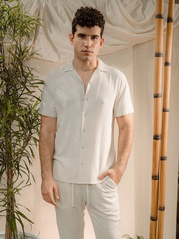 CAMISA  M/C DE LINO JOHNNY  COLOR LINEN
