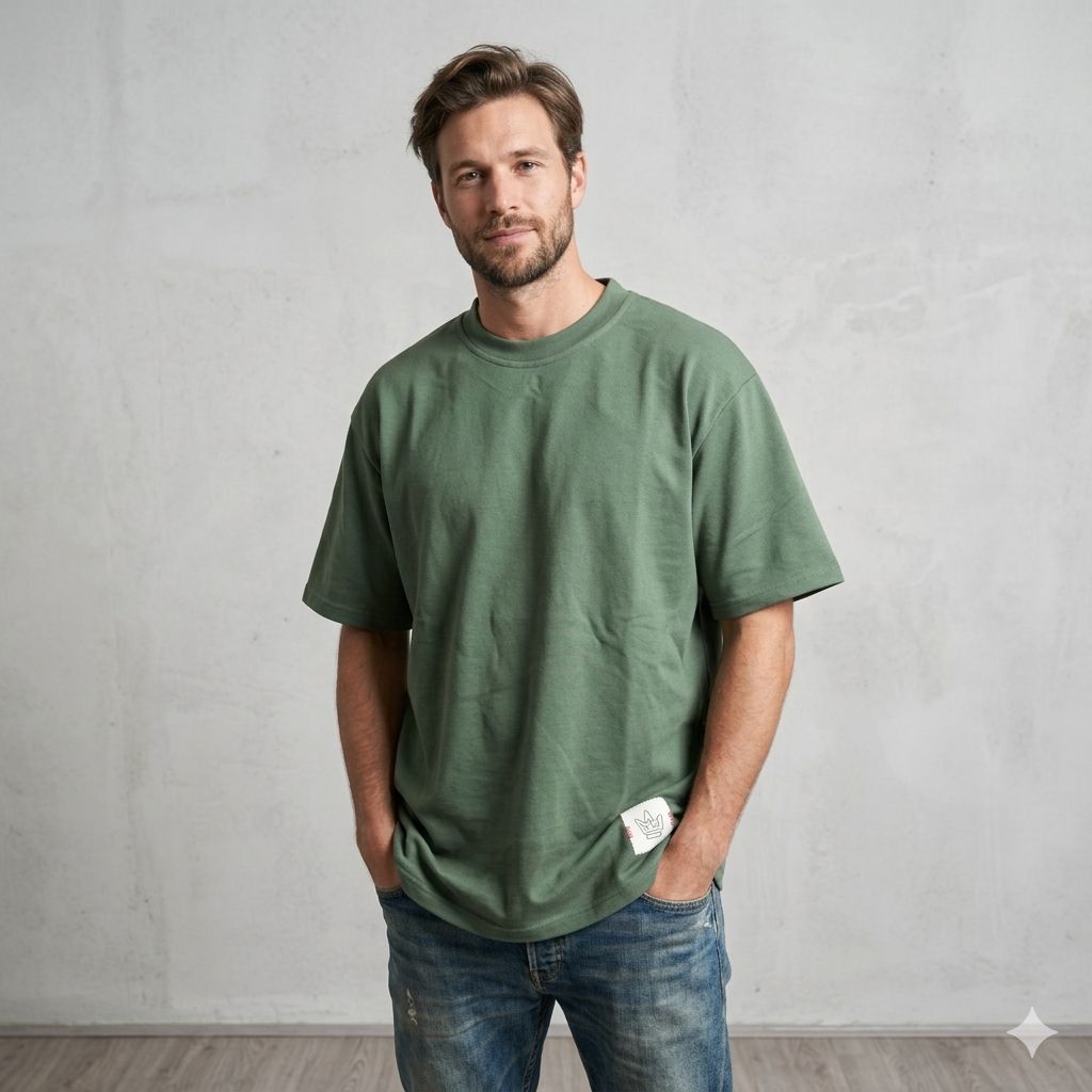POLERA CHESSKING OVERSIZE- COLOR GREEN