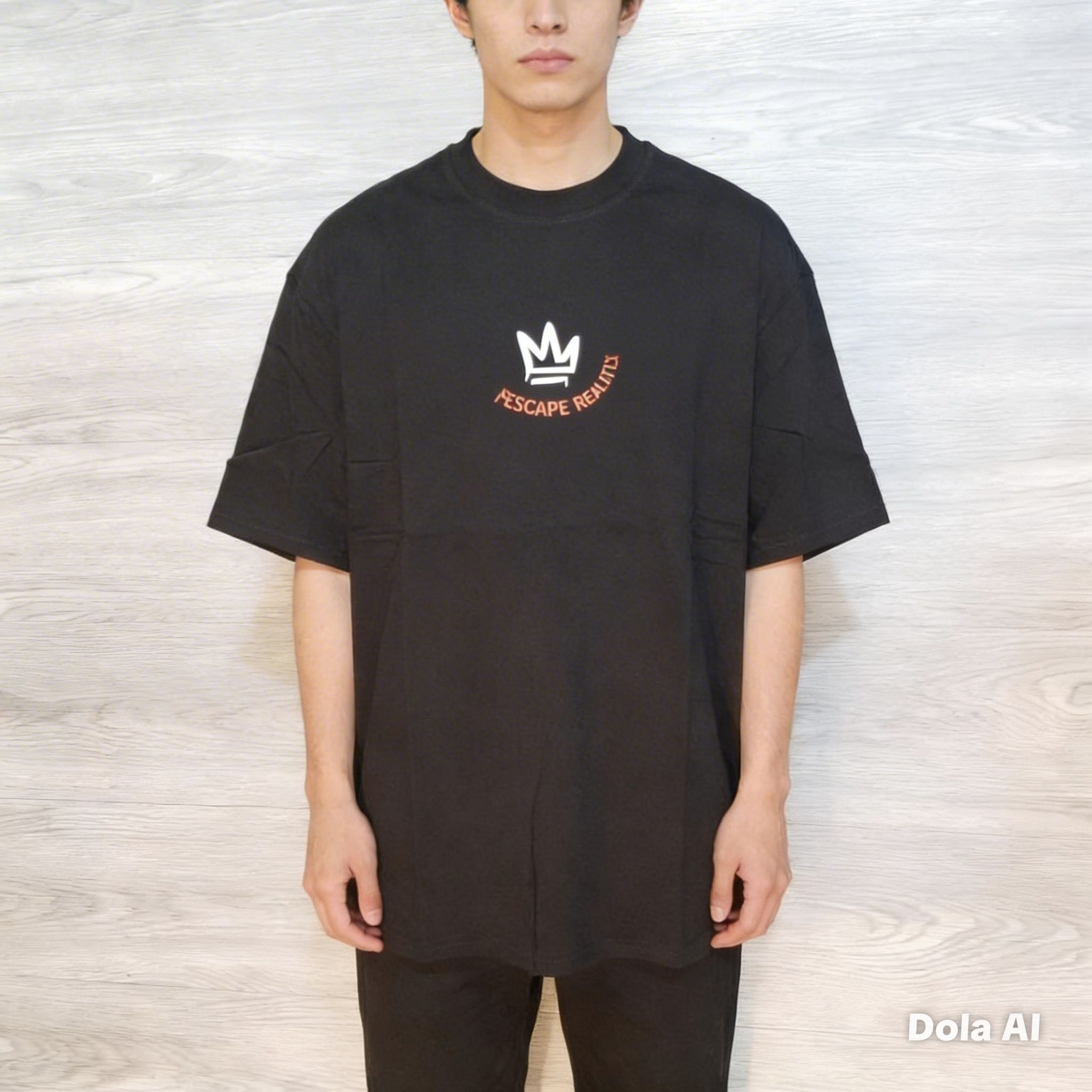 POLERA CHESSKING OVERSIZE- COLOR BLACK