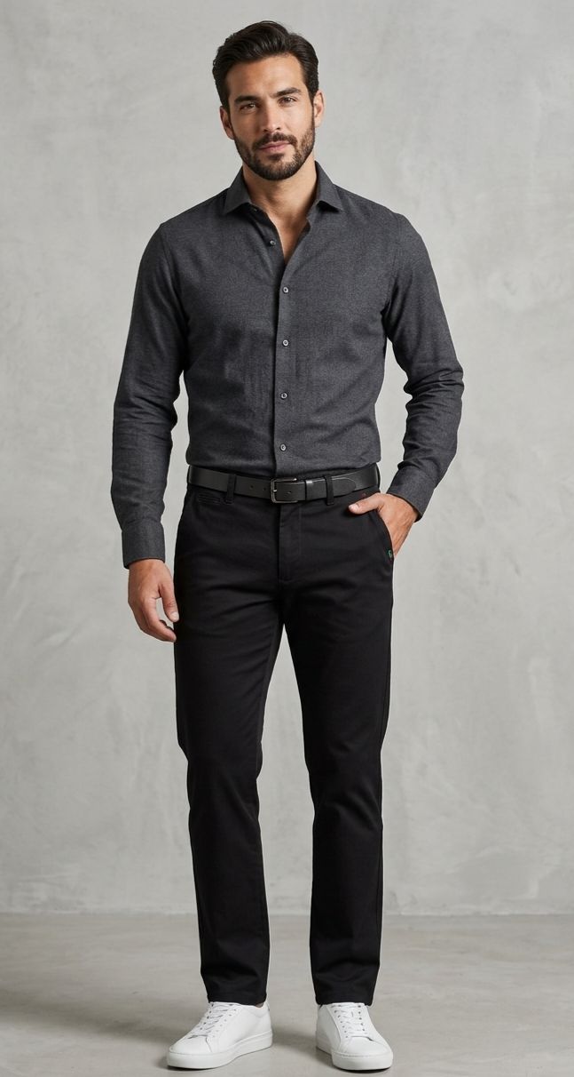 PANTALON JOHNNY COTTON  - 4 BOLSILLOS 
COLOR - BLACK