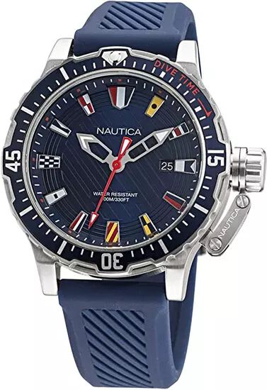 RELOJ  NAUTICA  DE ACERO  INOXIDABLE