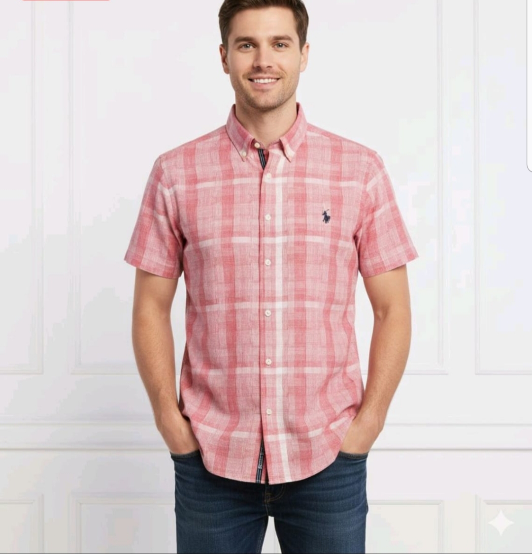 CAMISA US POLO ASSN M/C REGULAR- COLOR RED