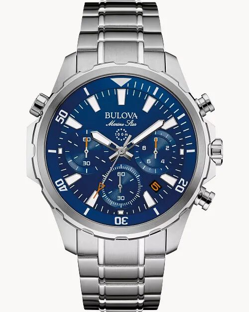 RELOJ BULOVA MARINE STAR CON ESFERA AZUL