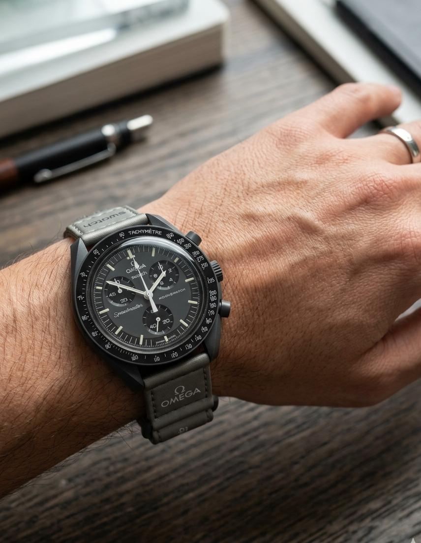 RELOJ SWATCH EN COLABORACION CON OMEGA BIOCERAMIC  MISION A MERCURIO