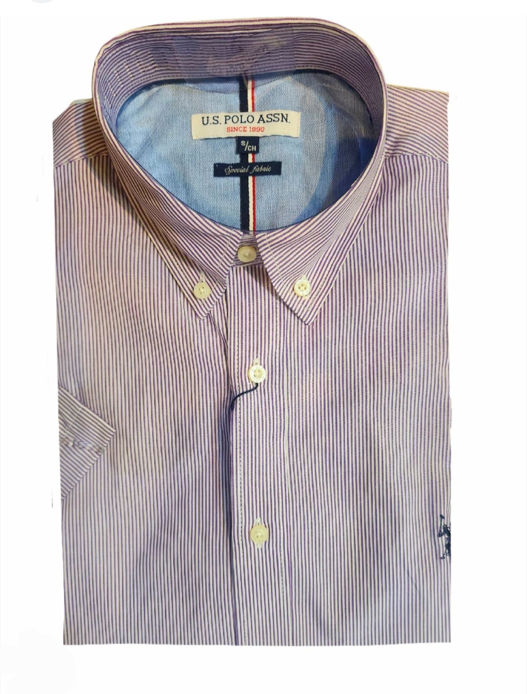 CAMISA US POLO ASSN  M/C COLOR  PURPLE