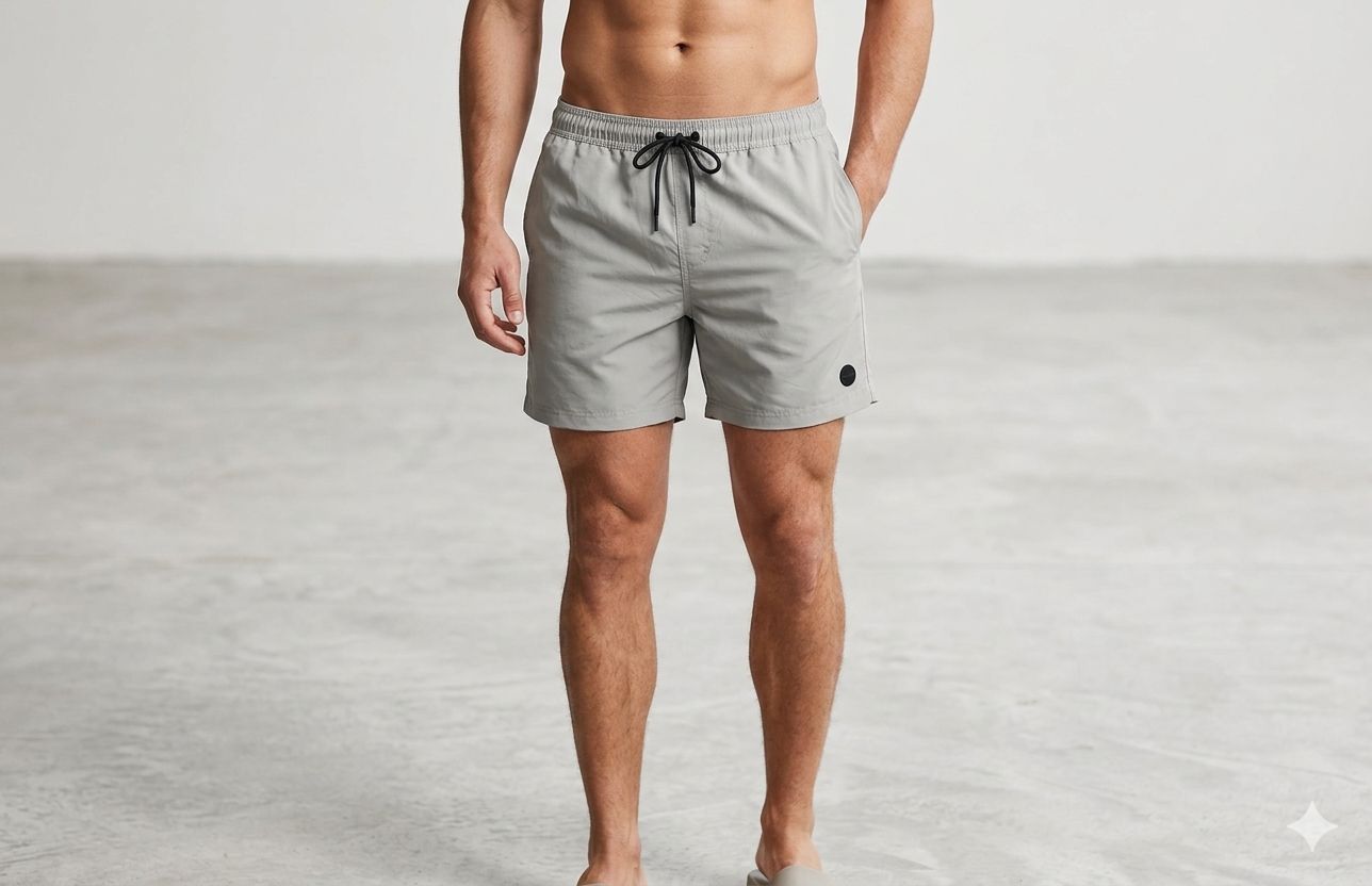 SHORT DE BAÑO JOHNNY COTTON- COLOR - GREY