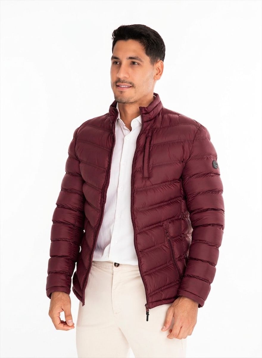 CHAMARRA  OSCAR DE LA RENTA COLOR BURGUNDY