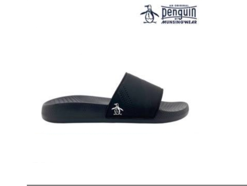CHANCLETA ORIGINAL PENGUIN HEDEL- COLOR BLACK-WHITE