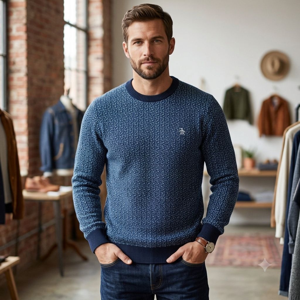 CHOMPA ORIGINAL PENGUIN- COLOR DARK SAPPHIRE