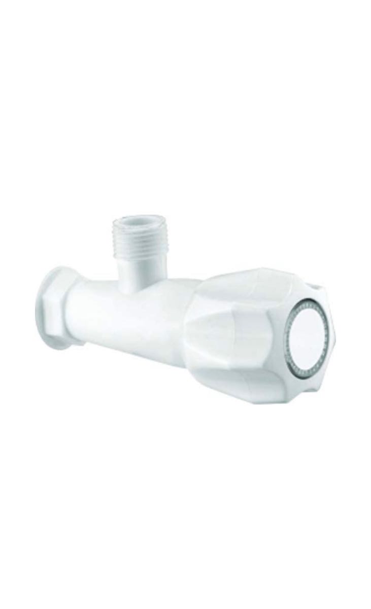 CUROVIT Angle Valve (Polo) PVC Tap Bathroom Kitchen 15mm (1/2