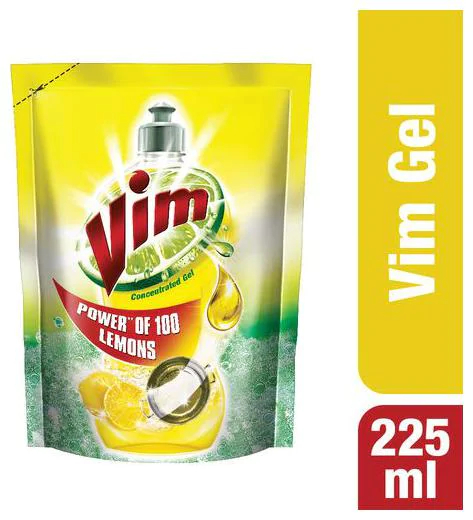 Vim Liquid Lemon Utensil Cleaner A powerful liquid cleaner lends bright  shine to your utensils contains less chemicals a…