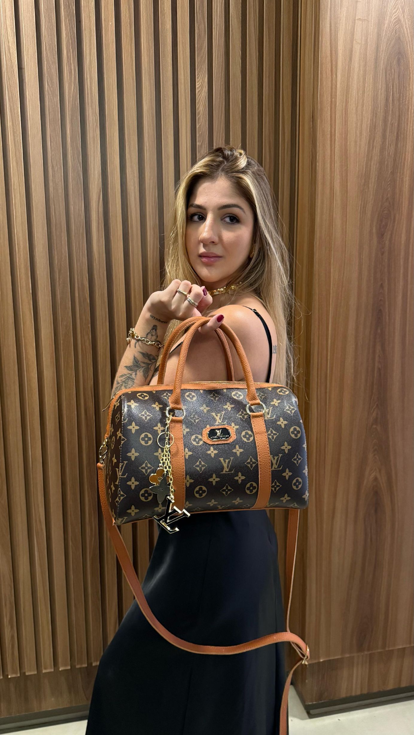 baú madeira L.V | LINDA BOLSAS
