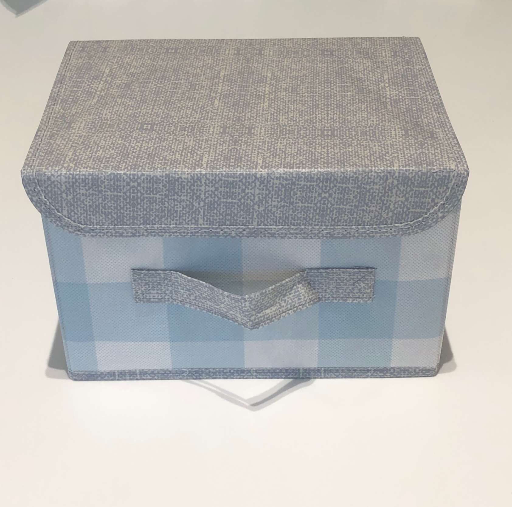 Blue Checkered Series Storage Box with Lid (S) | MINISO PV